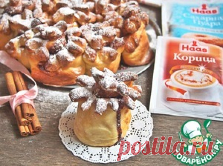 Булочки &quot;Кудрявые&quot; с корицей - кулинарный рецепт