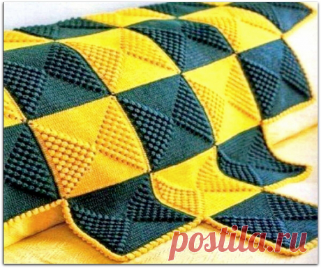 Классных пледов много не бывает! Интересные варианты крючком | Paradosik_Handmade Пульс Mail.ru 5 пледов крючком, с описанием и схемами вязания.