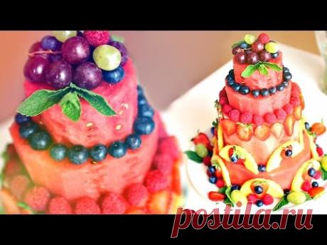 ГОТОВИМ ТОРТ ИЗ АРБУЗА | HOW TO MAKE WATERMELON CAKE | SWEET HOME