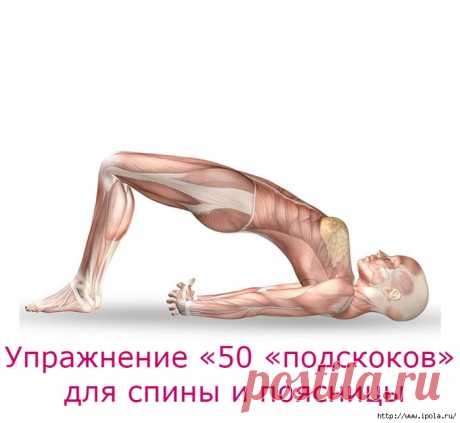 Упражнение «50 «подскоков» для спины и поясницы