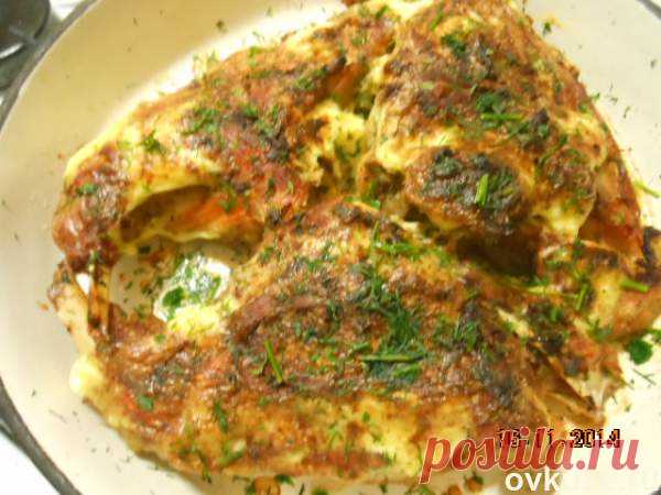 Кролик запечённый с румяной корочкой луком и чесноком - Простые рецепты Овкусе.ру