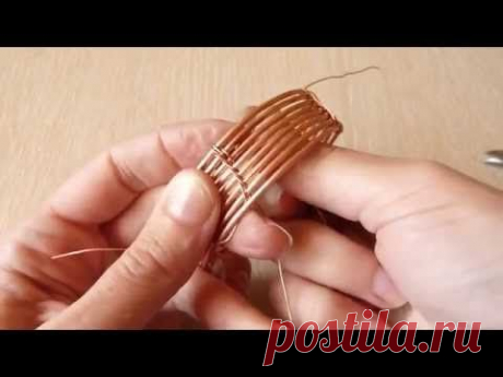 Wire weaving - bracelet