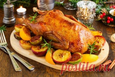 Утка с яблоками в духовке - рецепт с вариациями