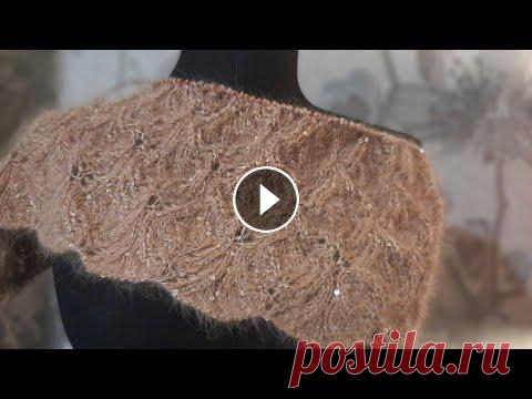 ///ПАЛАНТИН СПИЦАМИ "КАРАМЕЛЬ" ПОТРЯСАЮЩЕ КРАСИВЫМ АЖУРНЫМ УЗОРОМ/// #палантин #палантиспицами#вязаниеспицами #рукоделие #спицы #кардиганспицами #джемпер_спицами #кофтаспицами #пуловерспицами #узорыспицами...