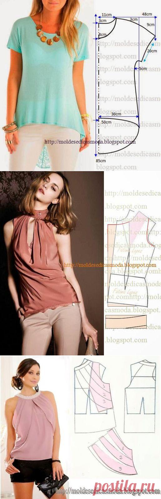 Моделирование женских блузок.