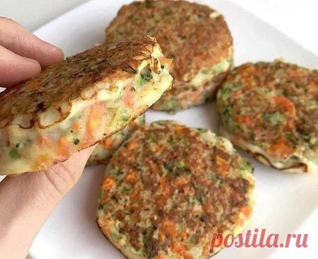 Овощные котлетки для стройняшек!
