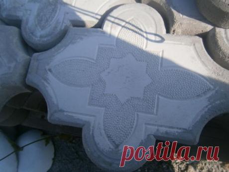 Отливаем тротуарную плитку своими руками / тротуарная плитка / 7dach.ru