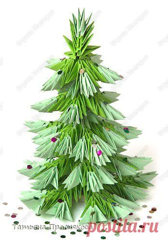 Ёлочка из модулей | Страна Мастеров