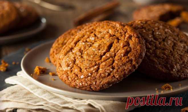 ОВСЯНОЕ ПЕЧЕНЬЕ С ИМБИРЕМ