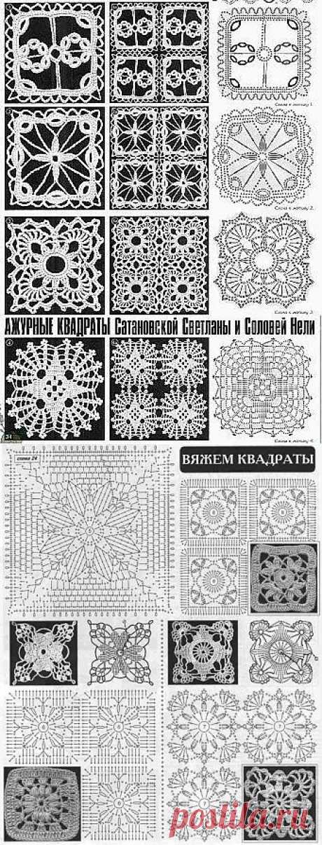 Жилет удлиненный(квадратные мотивы -ВЫБИРАЕМ КОМУ КАКОЙ!!!!) | Золотые Руки