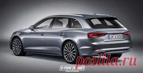 Опубликован рендер универсала Audi A5 Avant - UINCAR