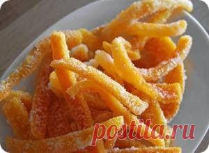 Цукаты из апельсиновых корок – и вкусно, и полезно!