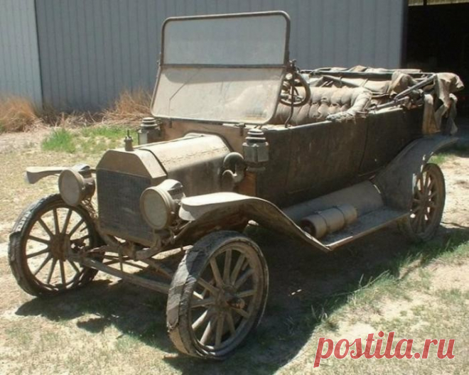 В амбаре нашли Ford Model T, которому больше 100 лет . Тут забавно !!!