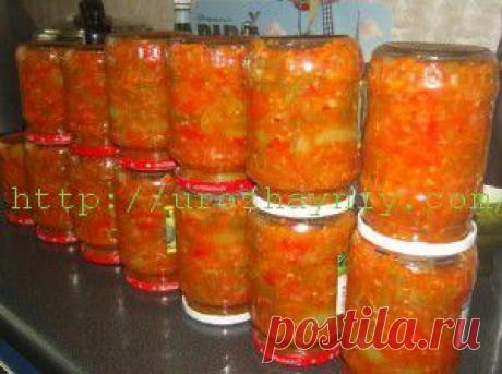 Салат из зеленых помидор со спаржевой фасолью