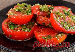 Помидоры по-корейски – простая, свежая и ароматная закуска к шашлыку!