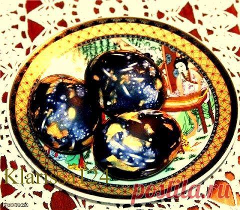 КРАСИМ ЯЙЦА ОРИГИНАЛЬНЫМ СПОСОБОМ К ПАСХЕ...КРАШЕНКИ " МРАМОРНЫЕ".