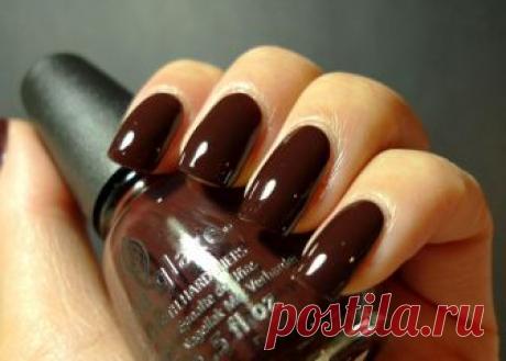 "Шоколодные" ноготочки: вариации стильного маникюра