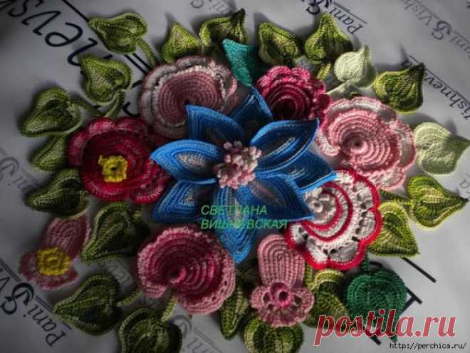 Мотивы ирландского кружева - схемы