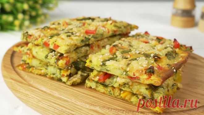 Невероятно вкусно и легко! Вкуснейшая Овощная Лепешка!
