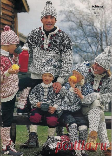 Орнаменты норвежских узоров