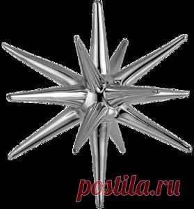 Зимние снежинки на прозрачном фоне.