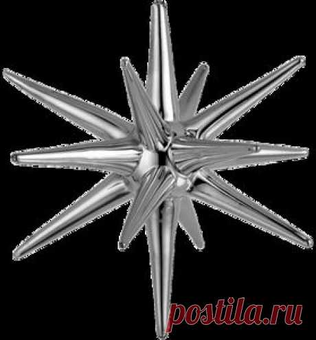 Зимние снежинки на прозрачном фоне.