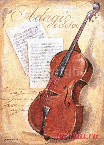 Картинки для декупажа МУЗЫКА