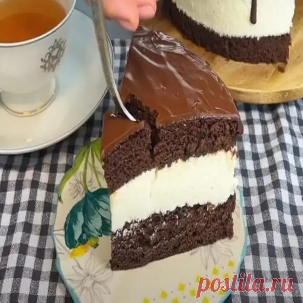 Нереально вкусный торт «Эскимо». Много лет готовлю по этому рецепту: простой рецепт домашнего торта - В кастрюльке - Медиаплатформа МирТесен