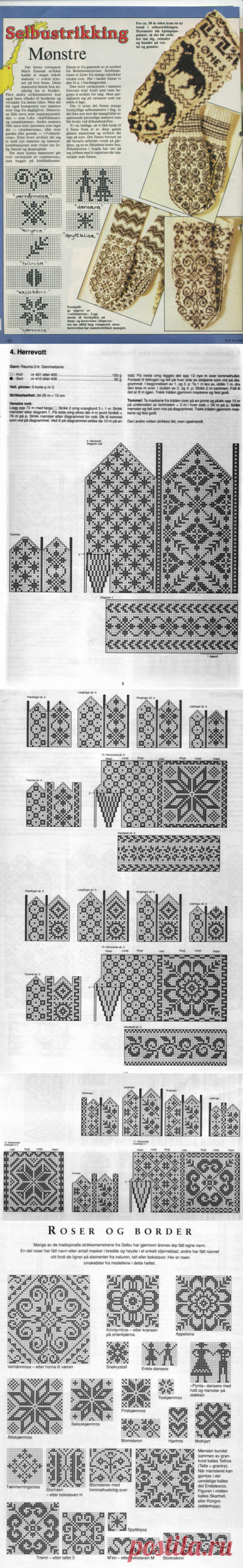 Традиции вязания, или история знаменитых узорных варежек