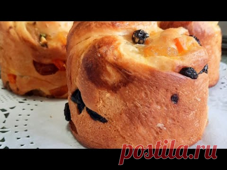 РЕАЛЬНО ВКУСНО! КОРОЛЕВСКАЯ ВЫПЕЧКА --ПАСХАЛЬНЫЙ КУЛИЧ КРАФФИН!  Easter Cake Cruffin