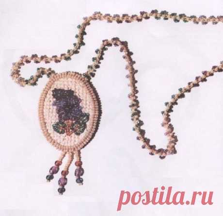 Кулон &quot;Бусина&quot; и &quot;Сирень&quot; / Кулоны и подвески / Biserok.org