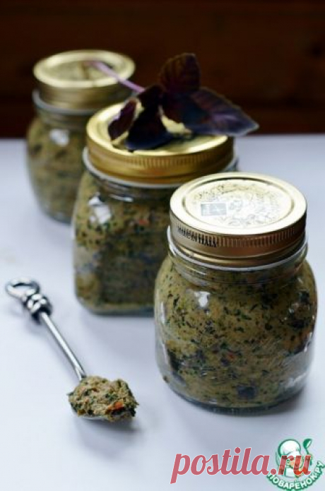 Аджика из базилика с орехами – кулинарный рецепт