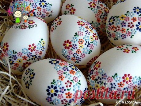 Украшения и роспись пасхальных яиц » Журнал для мам и детей