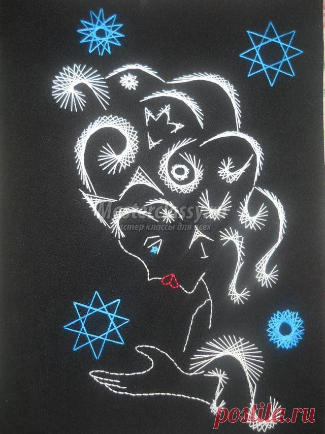 Картина в технике изонить. Мама – жизнь подарила. Мастер класс с пошаговым фото