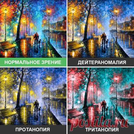 Вот как дальтоники видят мир