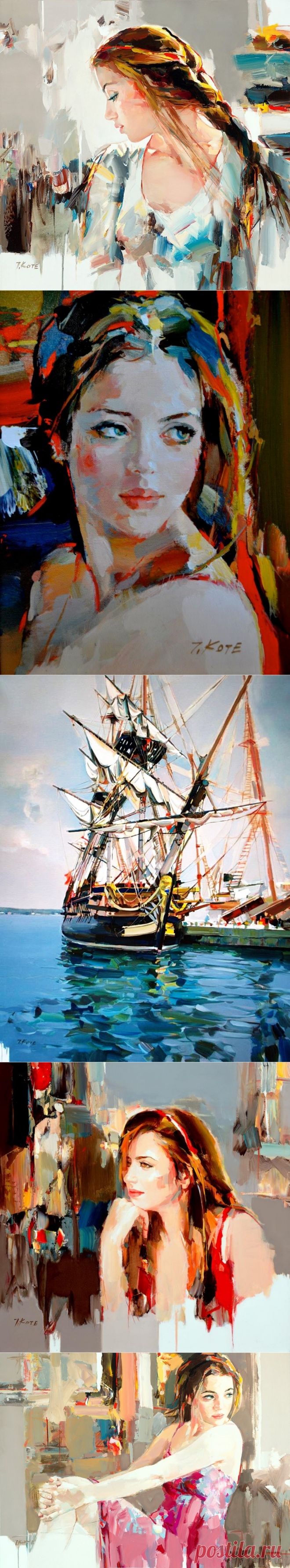 Джозеф Коут (Josef Kote) увлекся живописью в ранней юности. Его вдохновляли живописные портовые пейзажи родного городка Влор. Джозефу удалось найти свой уникальный стиль и «язык». Используя особую технику нанесения красок, албанский художник создает изумительные картины, которые излучают свет и энергию.