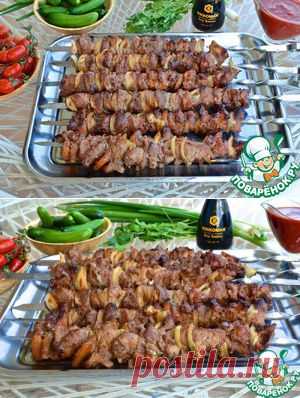 Шашлык в хлебном маринаде с соусом - кулинарный рецепт
