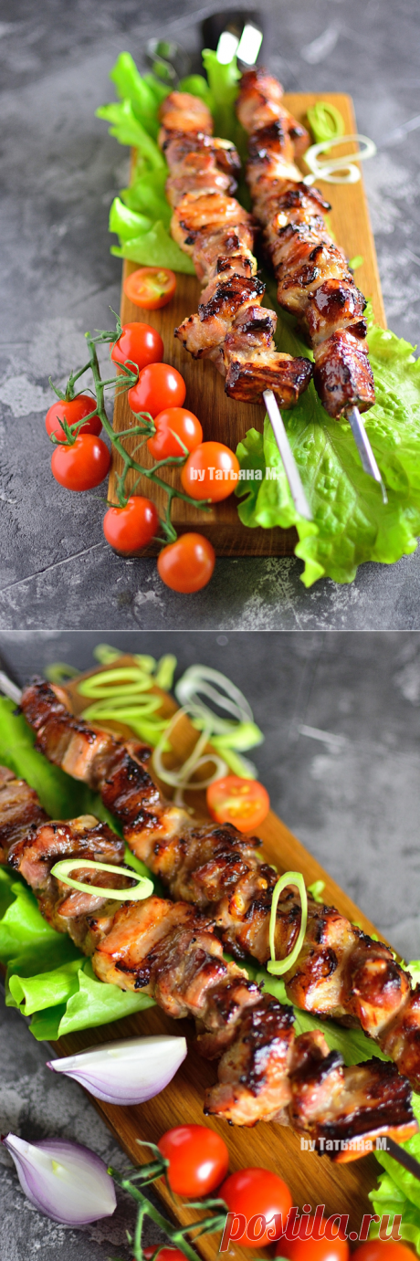 Шашлык в в духовке на гриле | Кулинарный блог Татьяны М.