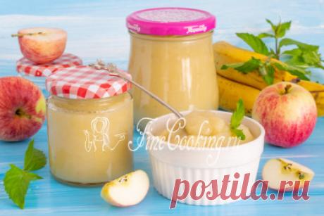 Яблочное пюре с бананом на зиму - рецепт