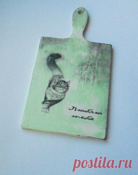 Подарок на День Валентина - китайско-японские кошки, дешево, быстро и со значением / Декупаж. Работы пользователей / PassionForum - мастер-классы по рукоделию