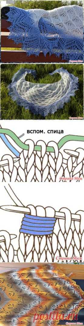 Совместник, шаль "Бегущая по волнам" Корректировка описания от 08.08.15 - Хенд-Мейд | HANDMADE - Страна Мам