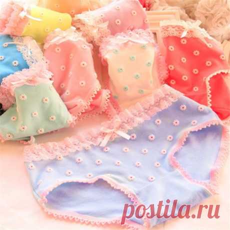 6 шт./упак. молодые девушки underwear хлопок трусы для девочки дети короткие трусы дети трусы bragas calcinha infantil menina купить на AliExpress