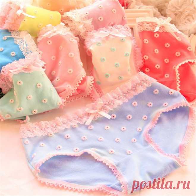 6 шт./упак. молодые девушки underwear хлопок трусы для девочки дети короткие трусы дети трусы bragas calcinha infantil menina купить на AliExpress