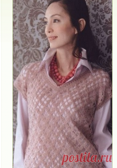 Жилет крючком 2019