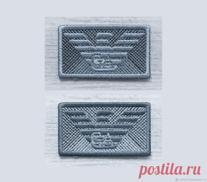 вышивка нашивка шеврон аппликация Gorgio Armani патч – купить в интернет-магазине на Ярмарке Мастеров с доставкой - 869XPRU | Москва
