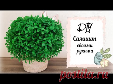🍀 Весенне-пасхальные переделки из Fix Price 🐰 Самшит своими руками 💚