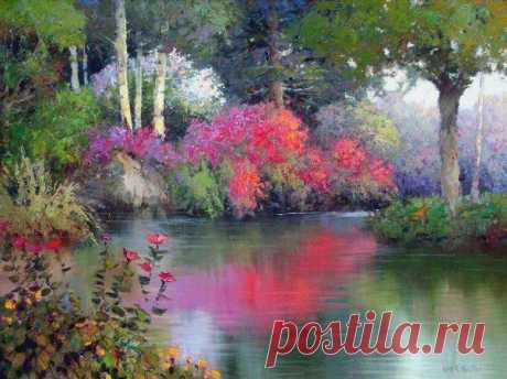 Теплый импрессионизм в картинах Кента Уоллиса / Удивительное искусство