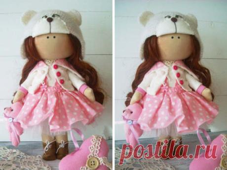 Portrait doll Fabric doll Cloth doll Muñecas by AnnKirillartPlace