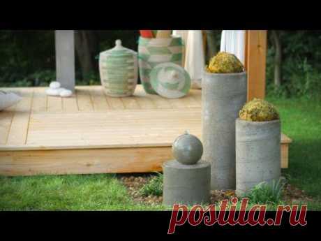 ▶ How to Build an Outdoor Zen Garden Water Fountain - YouTube