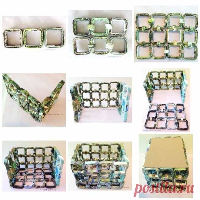 Upcycled Magazine Basket | Hometalk